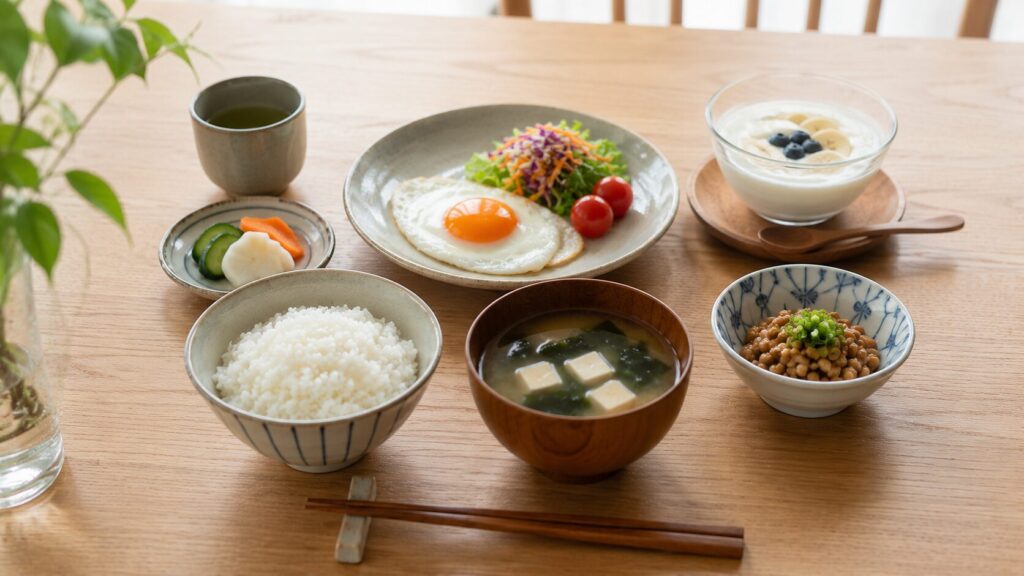 50代男性向けの続けやすいシンプルな朝食例